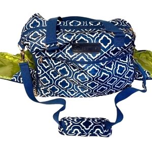 Sarah Wells Lizzy Blue Breast Pump Tote + Pumparoo Wet/Dry Bag